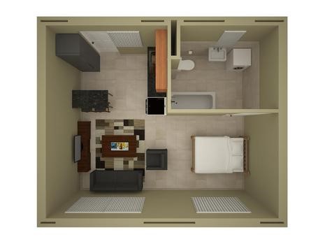 Bachelor Unit Layout