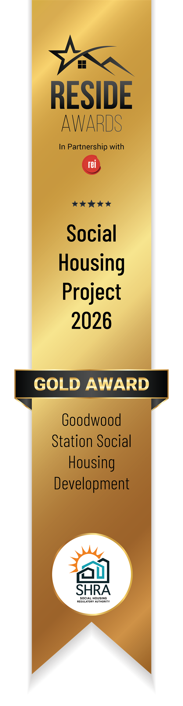 Reside Awards 2026 Gold Award – Social Housing Project 2026